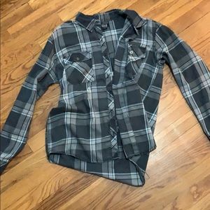 Billie flannel size large